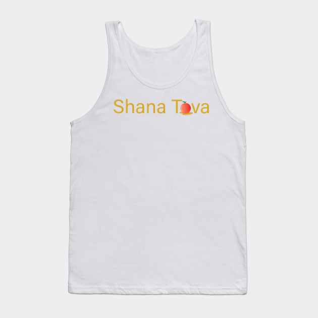 Rosh Hashanah Greeting SHANA TOVA Tank Top by sigdesign